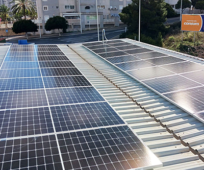 Aufdach-Solaranlage in China